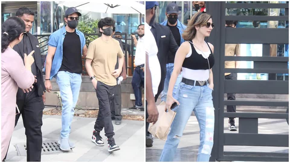 hrithik roshan and ex wife sussanne khan bond over lunch on son birthday