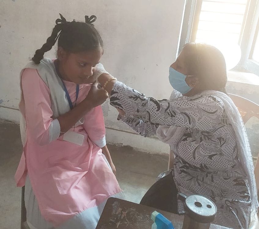The first dose was 101.69 percent complete, the second only 68 percent.