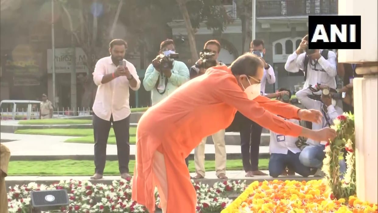 Maharashtra Day, bjp, Shivsena programme, Raj Thackeray, Uddhav Thackeray, Devendra Fadanvis speech