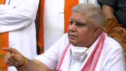 पश्चिम बंगाल के राज्यपाल जगदीप धनखड़