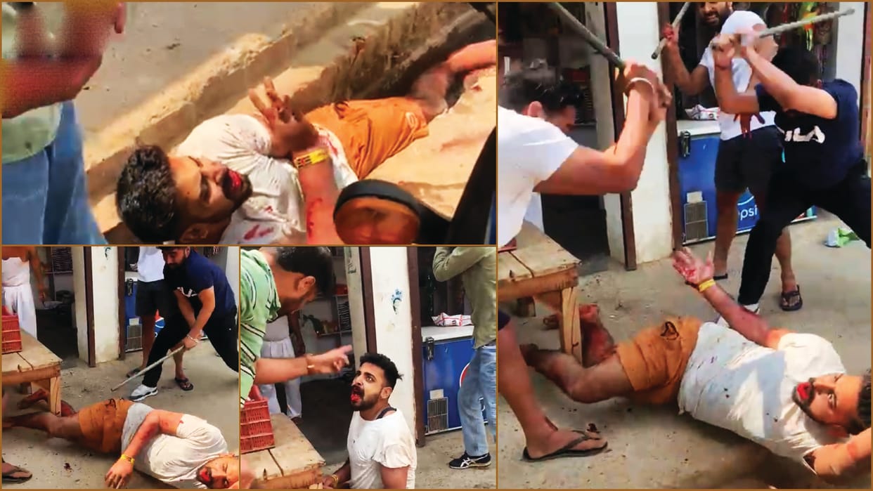 Video goes viral of youth beaten in Yamunanagar of Haryana