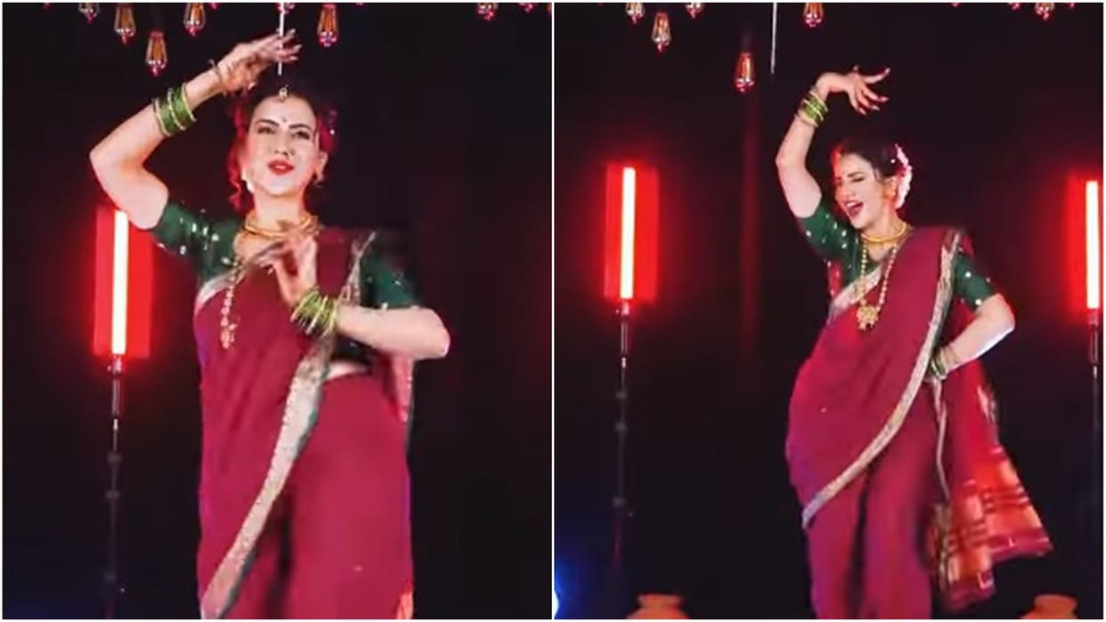 Bhojpuri: Akshara Singh shared her video in marathi getup fans loved her new look