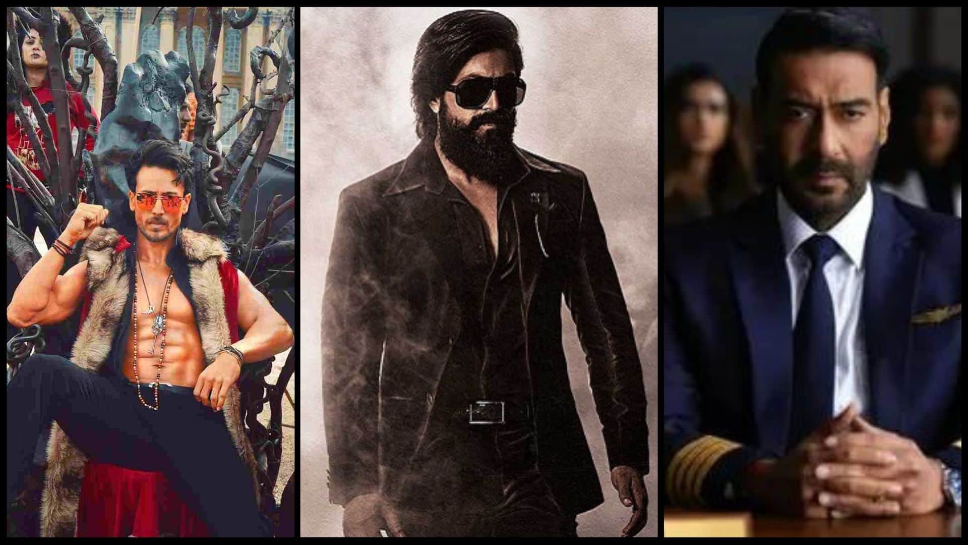 Weekend Box Office Collection of Yash starrer KGF: Chapter 2 (Hindi), Ajay Devgn Runway 34, Tiger Shroff Heropanti 2