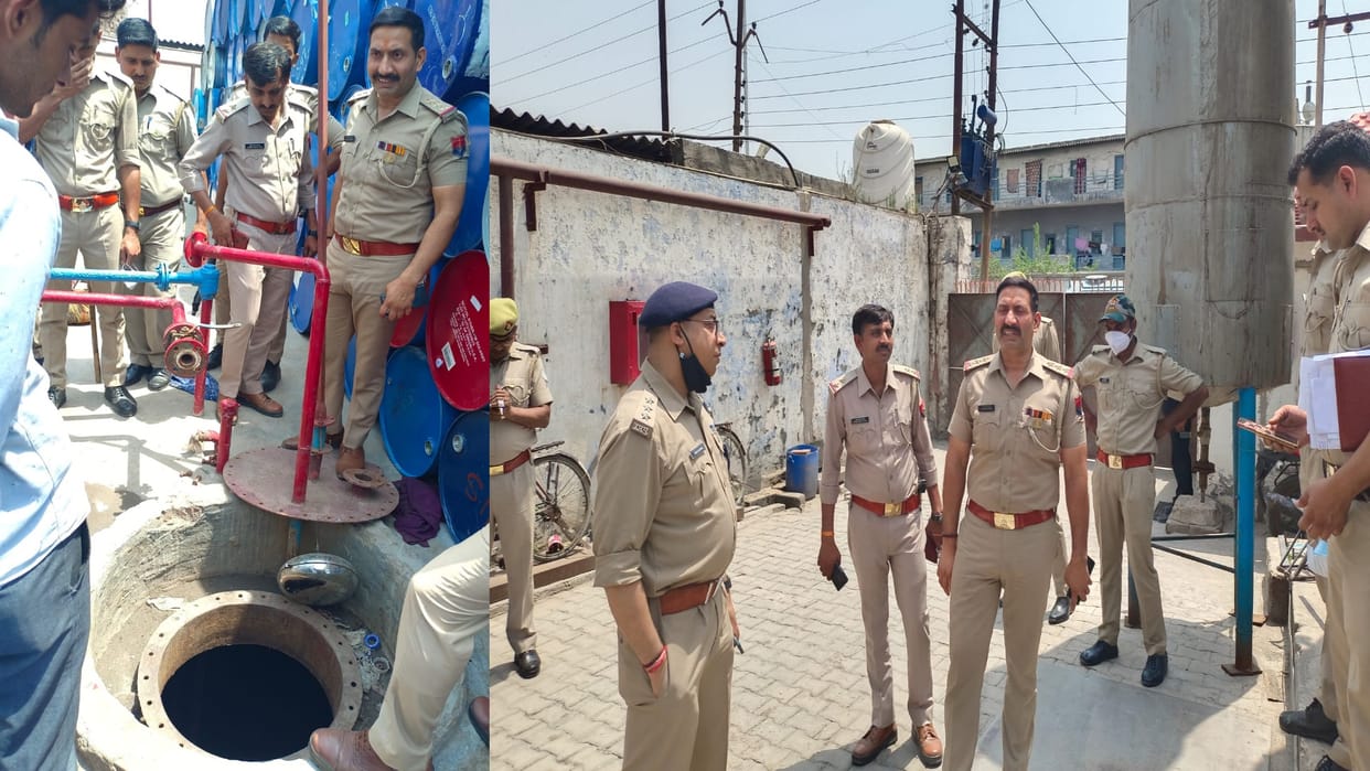 hapur dhaulana chemical factory two employees cleaning tank one died one serious