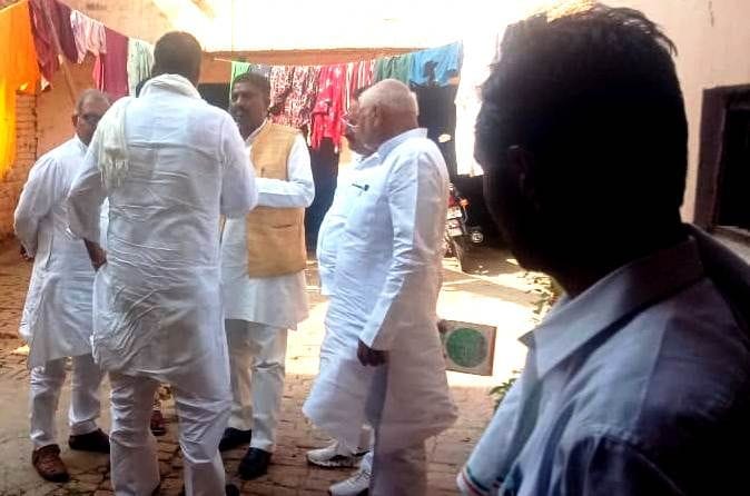 SP's delegation met the families of the victims
