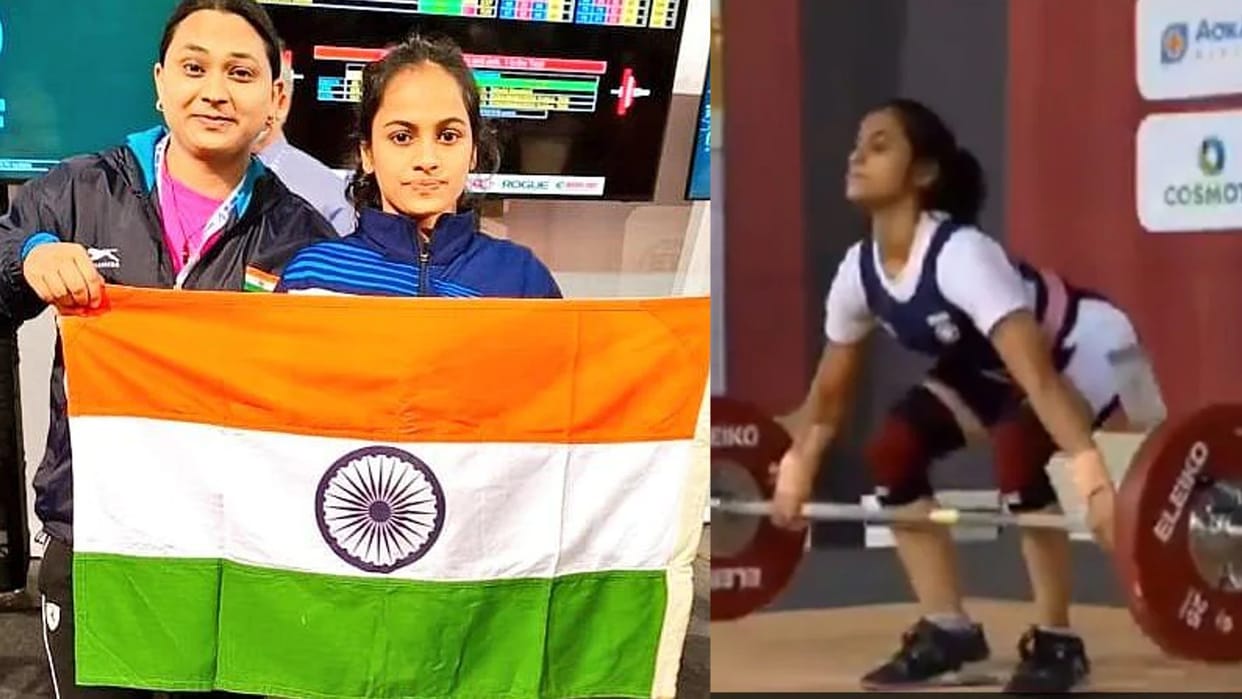Harshada Sharad Garud Junior World Weightlifting Champion Father could not play for the country but daughter created history