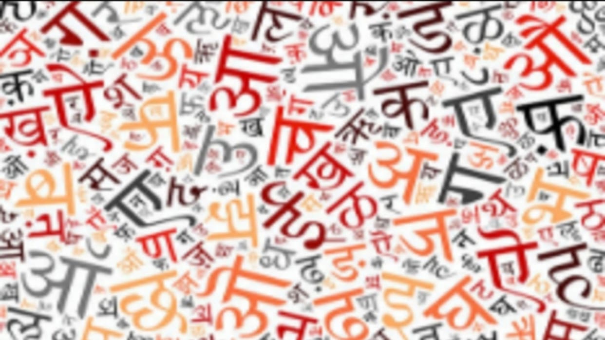 reason for the dispute of linguistic autonomy, the central need of democracy is simple Hindi