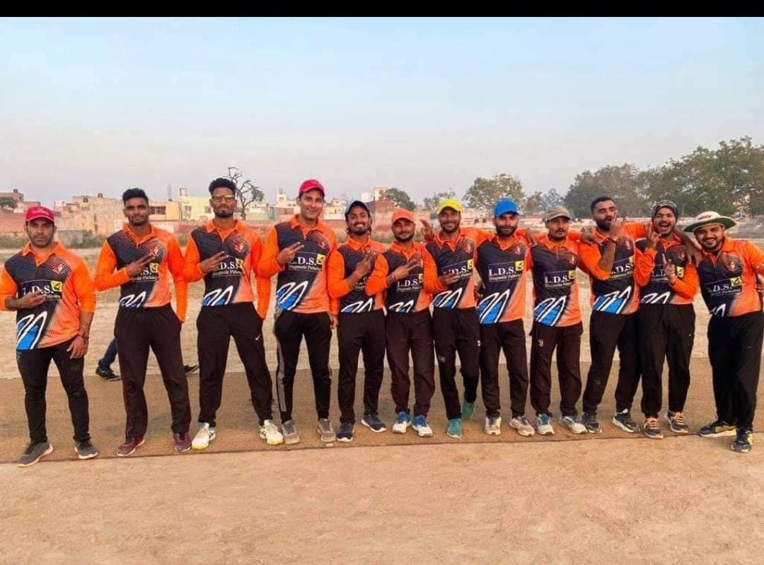 Hathras: Krida Bharti won the match due to the all-rounder performance of Tirath