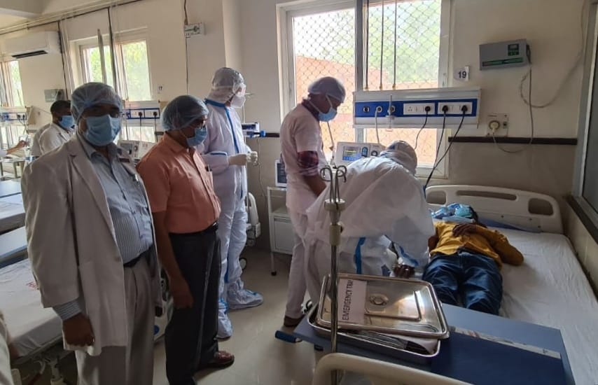 The patient got treatment within seven minutes