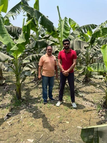 Haider Ali is doing advanced farming leaving the job of a multinational company