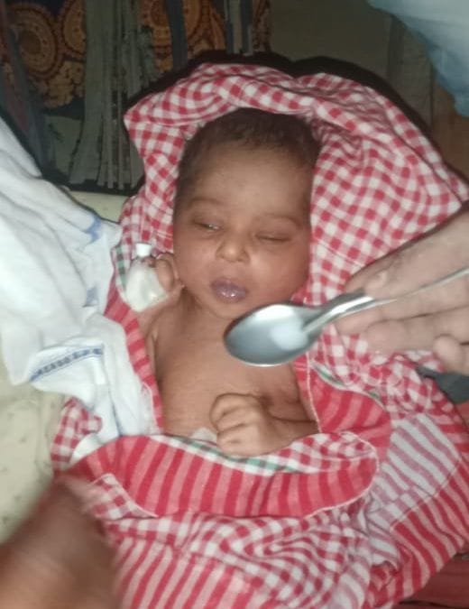 newborn baby found unclaimed