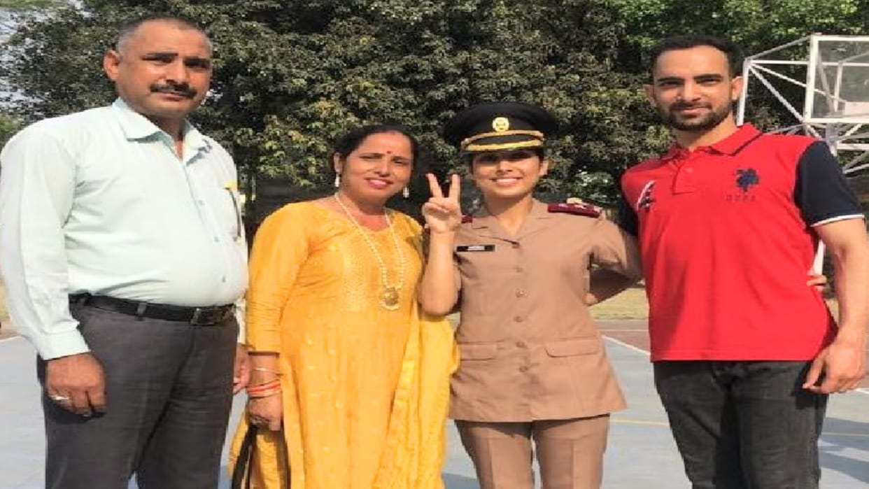 Nivedita of Jogindernagar became a nursing lieutenant in the army