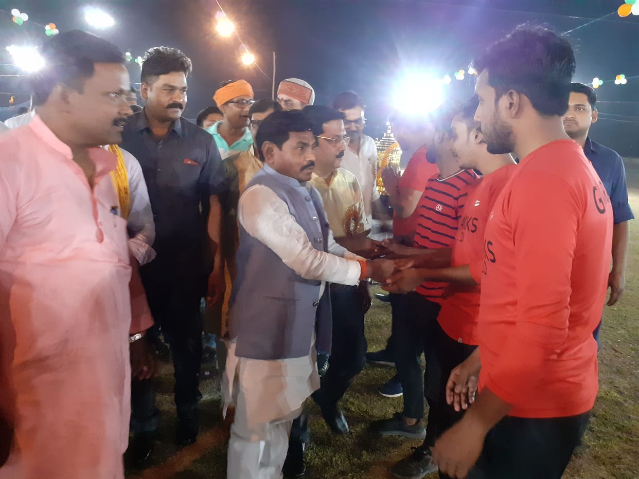 Obra won the match by 12 runs