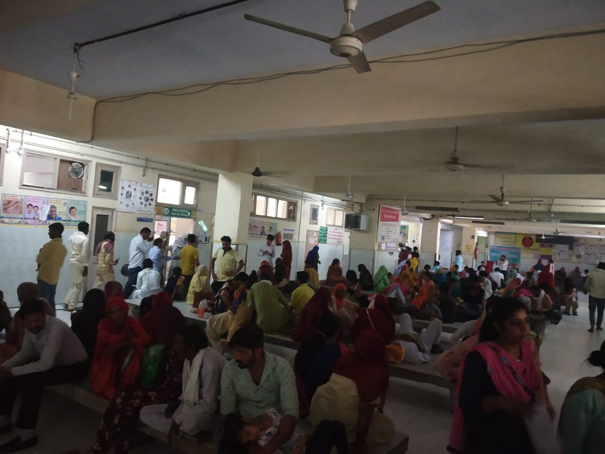 Civil hospital of Sirsa city breathless from chaos