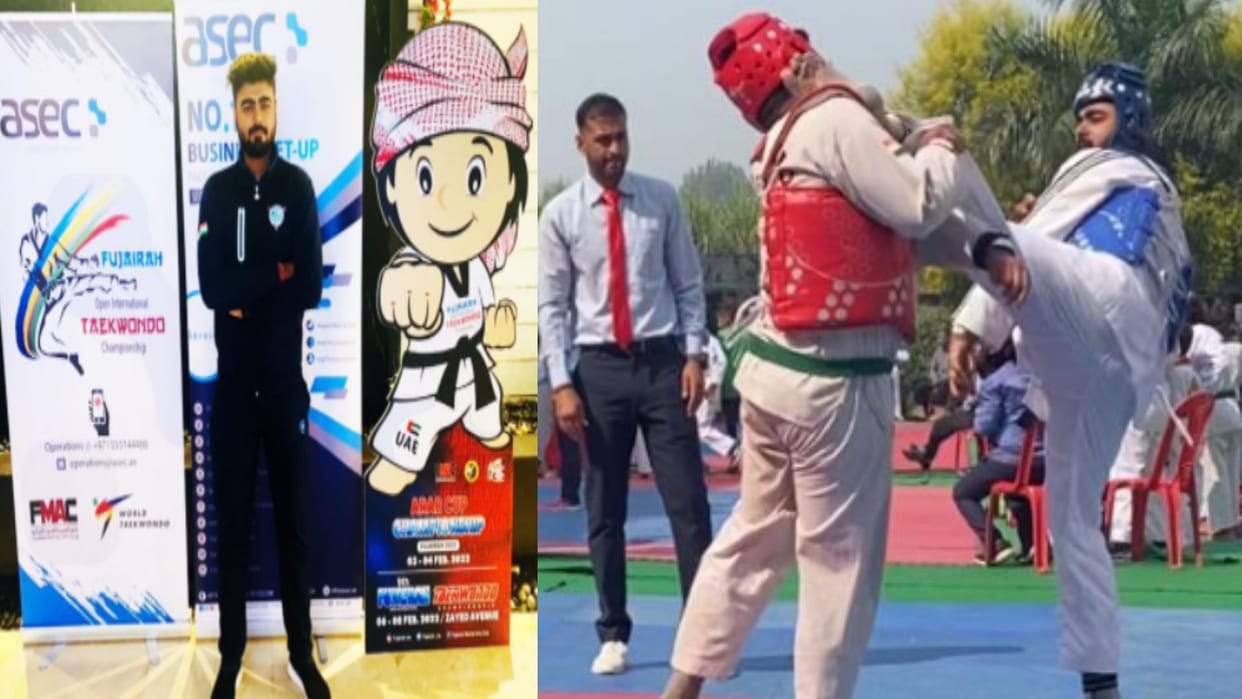 player hurt by sharp words of the coach, worked hard and made national-international recognition in Taekwondo