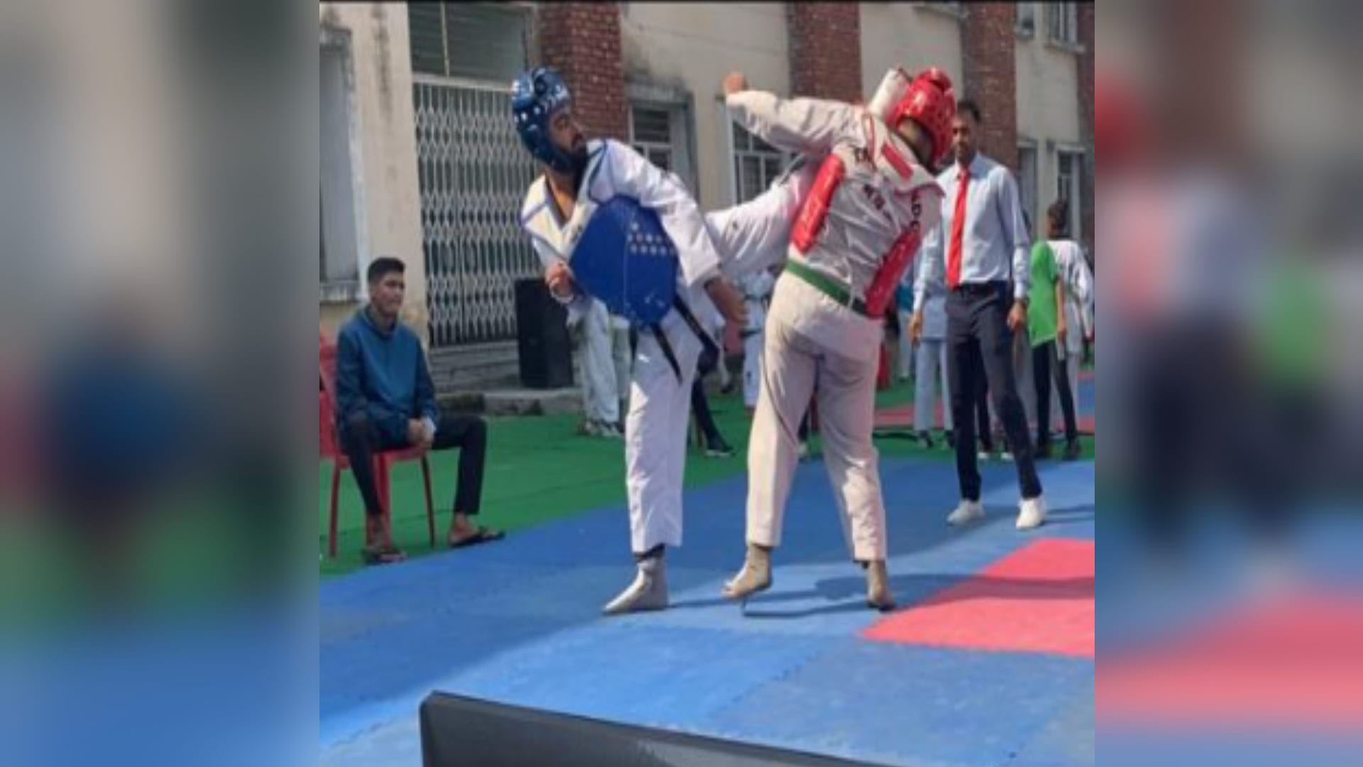 player hurt by sharp words of the coach, worked hard and made national-international recognition in Taekwondo