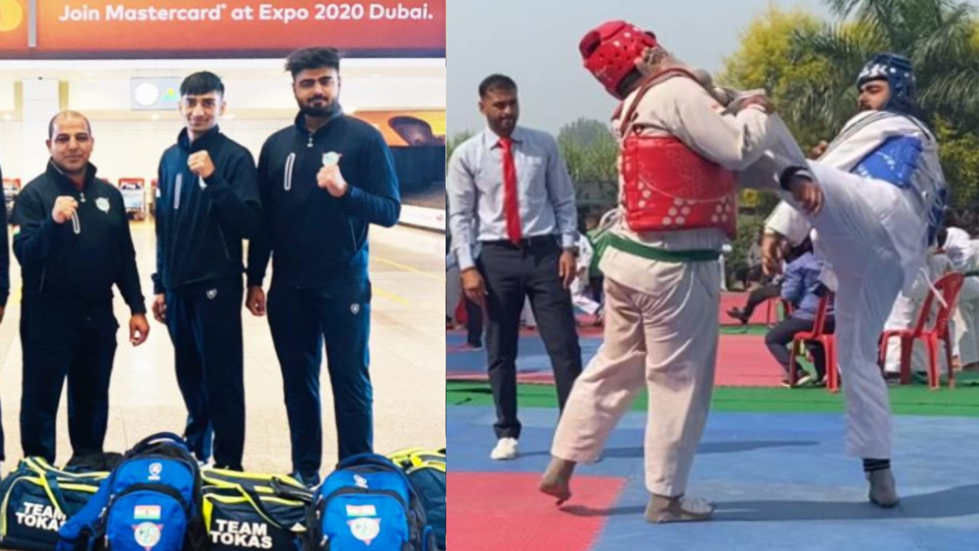 player hurt by sharp words of the coach, worked hard and made national-international recognition in Taekwondo