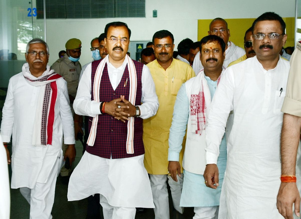 Deputy CM Keshav prasad Maurya Varanasi visit today for BJP workrs training and review meeting with officials