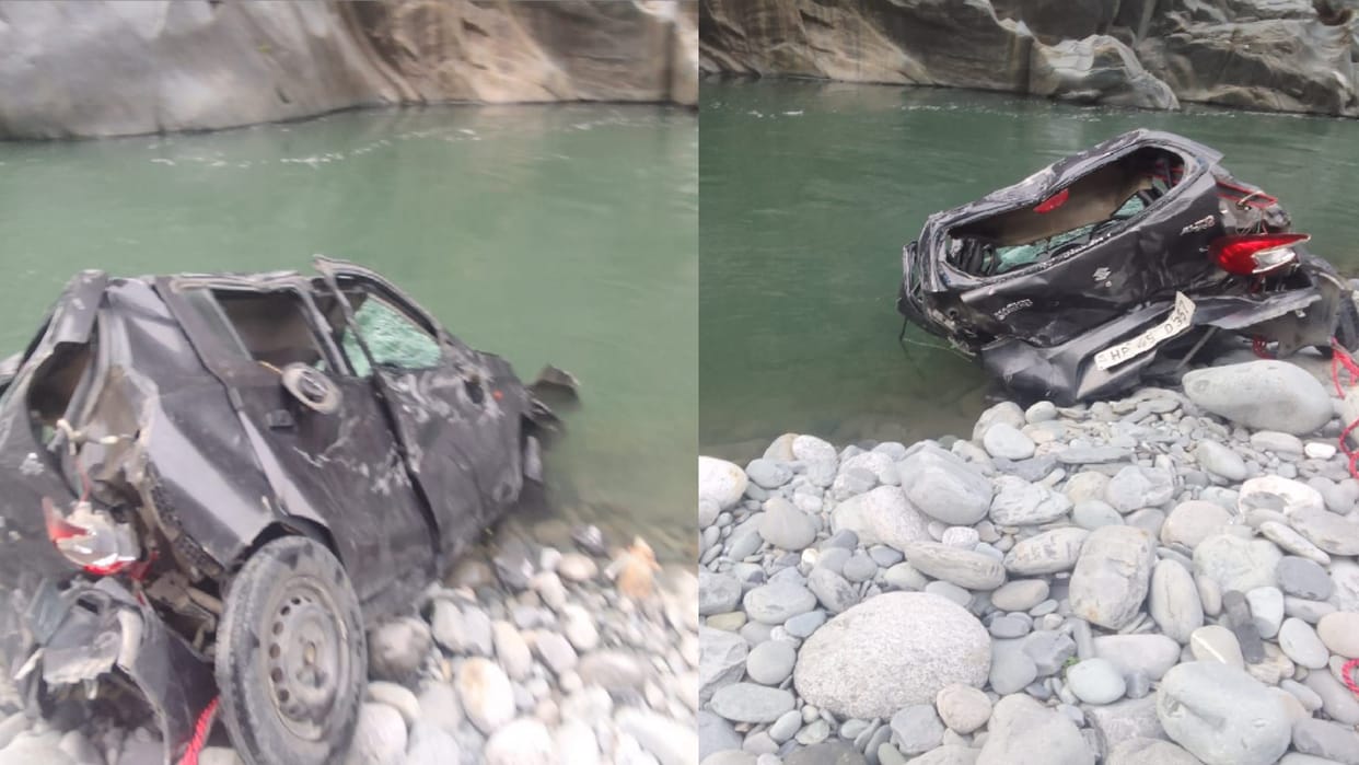 Uncle-nephew died, three injured in road accidents in Himachal