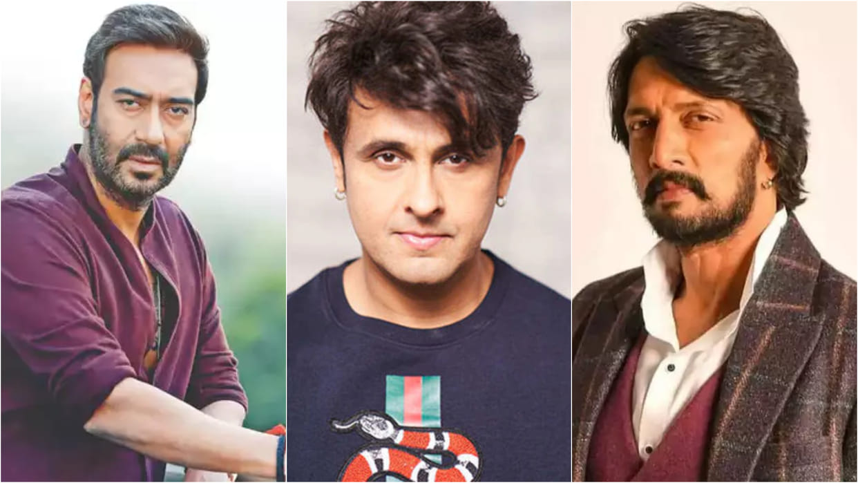 Singer Sonu Nigam Reacts On Ajay Devgn And Kiccha Sudeep National Language Controversy