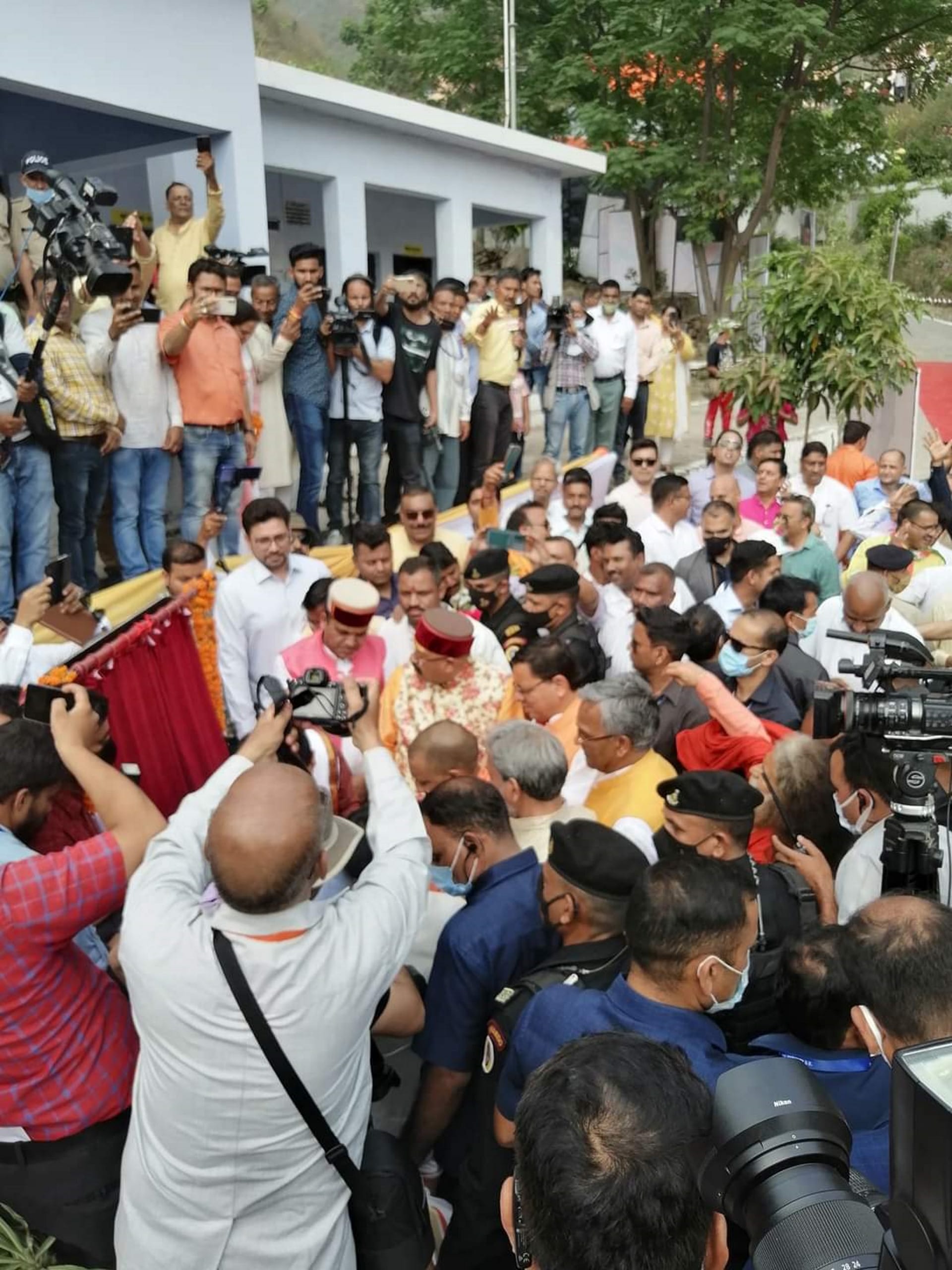 CM Yogi Adityanath met his mother