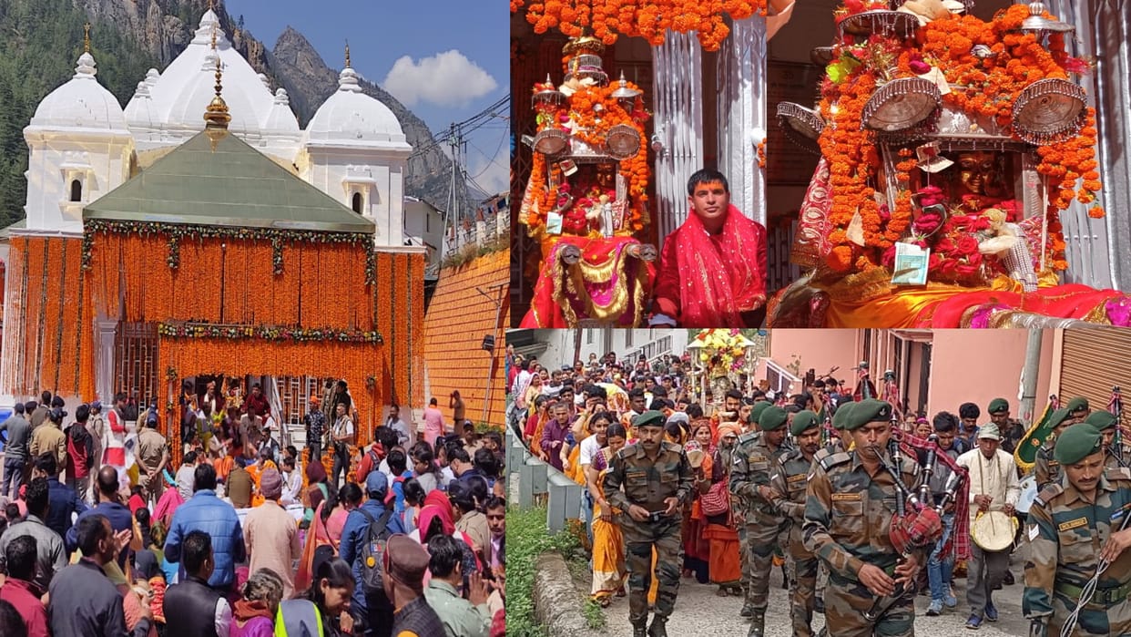 Chardham Yatra 2022 first day, Gangotri-Yamunotri Doors open on Akshaya Tritiya, Celebration in Devbhoomi, See Photos