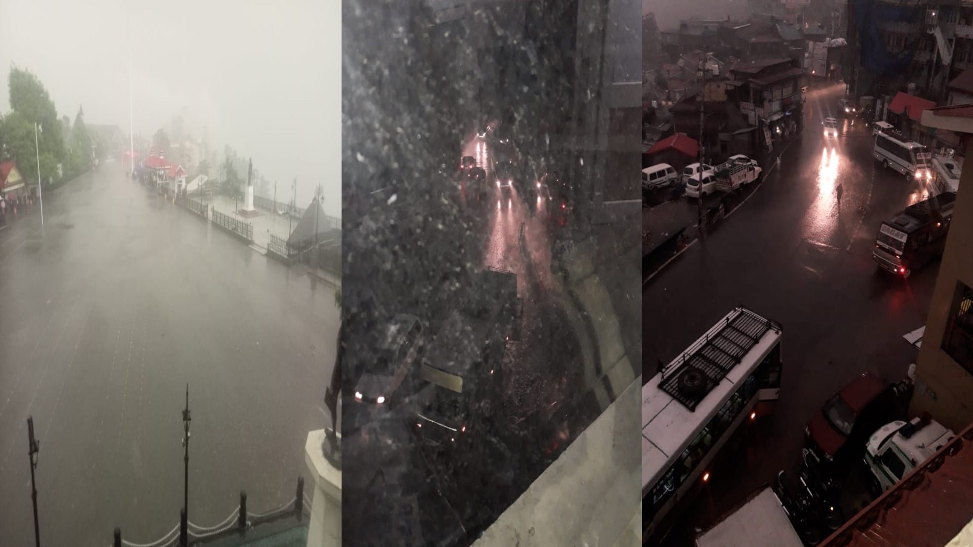himachal weather update: heavy rainfall in Himachal's Chamba, half a dozen roads including NH interrupted, the roof of the house was blown away by the storm