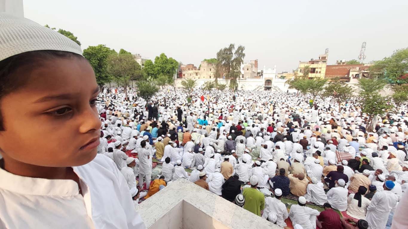 Eid in pictures: Hands raised in prayer for peace and progress, tight security arrangements