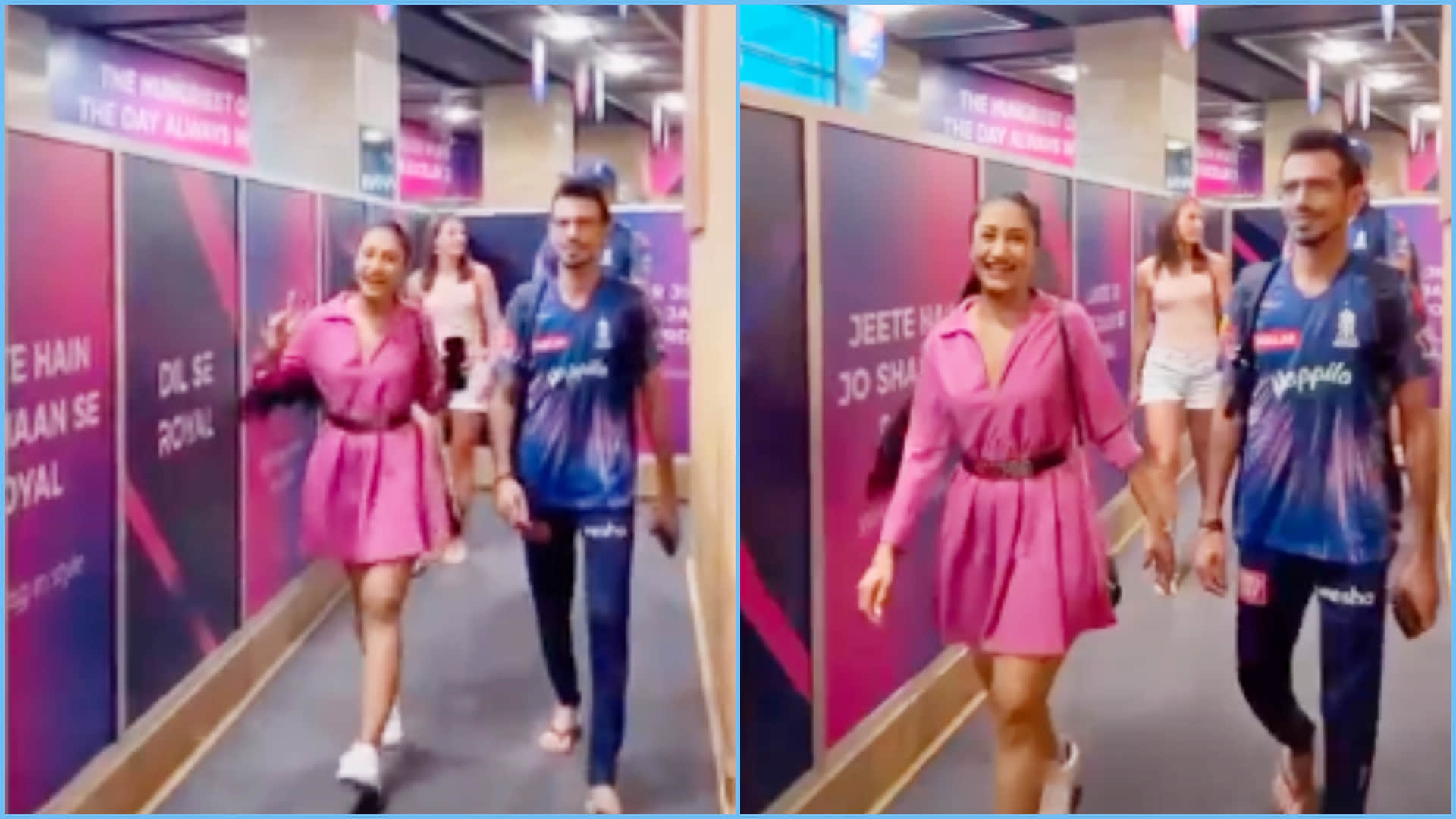 IPL 2022 Photos: RR vs KKR IPL 2022 47th match In Pictures Photos Yuzvendra Chahal Dhanashree, Sanju Samson DRS on Wide Ball; rassie van der dussen wife Lara van der Dussen