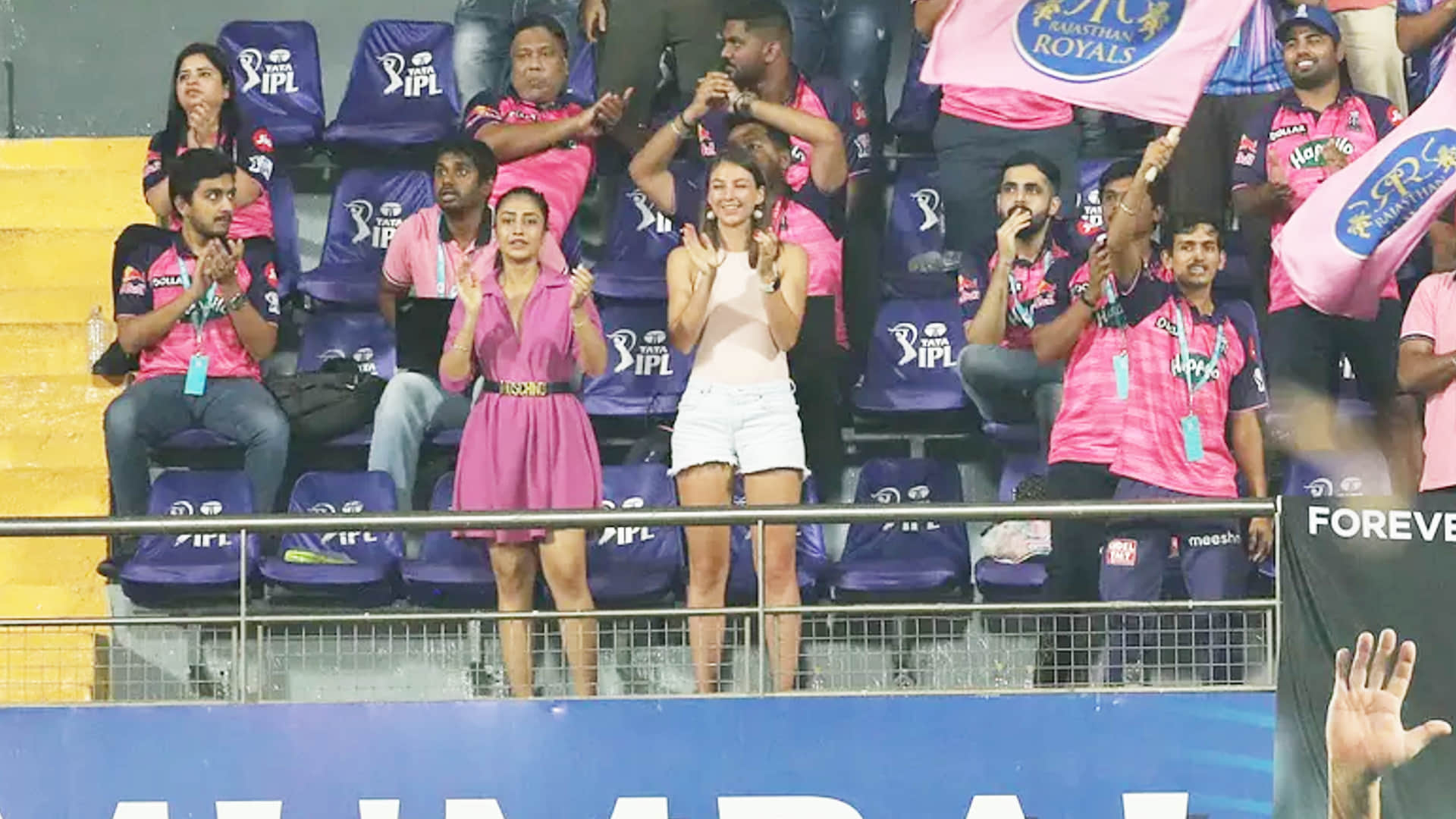 IPL 2022 Photos: RR vs KKR IPL 2022 47th match In Pictures Photos Yuzvendra Chahal Dhanashree, Sanju Samson DRS on Wide Ball; rassie van der dussen wife Lara van der Dussen