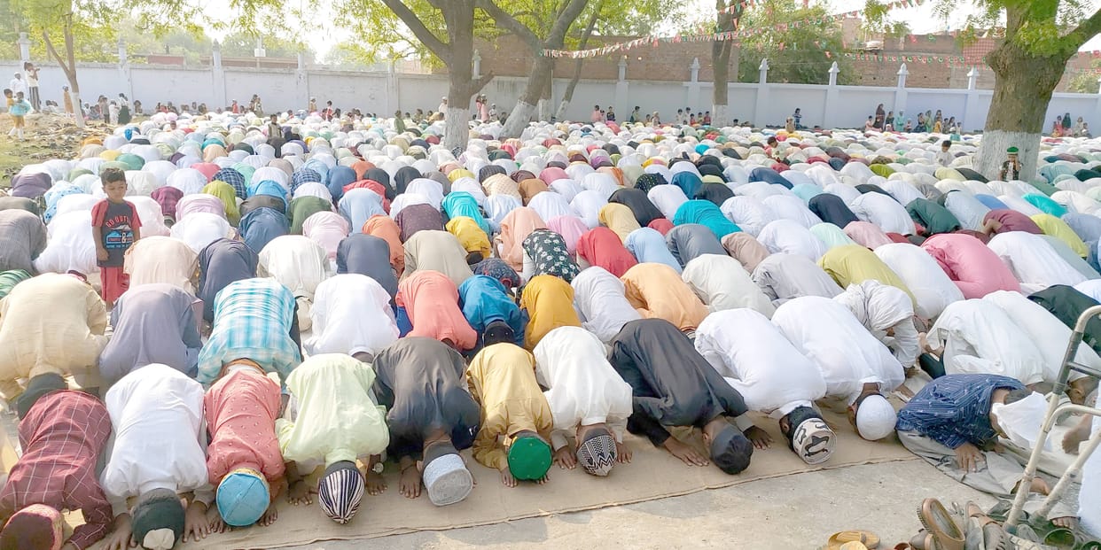 Eid has given the message of be one, be noble