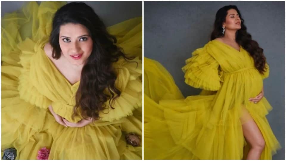 pregnant kratika sengar share her maternity photoshoot see pictures