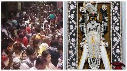 अक्षय तृतीया पर तीर्थनगरी वृंदावन में आस्था का जन सैलाब