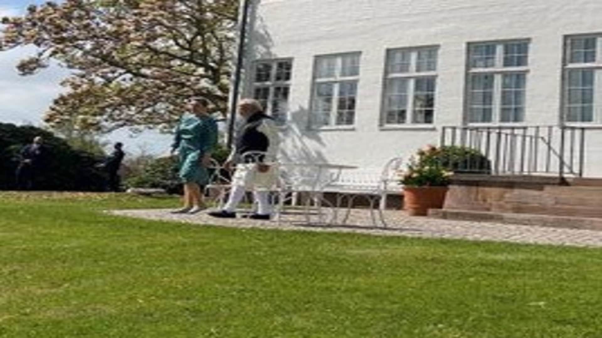 PM Modi Denmark visit Prime Minister of Denmark reached the airport to receive PM Modi see photos