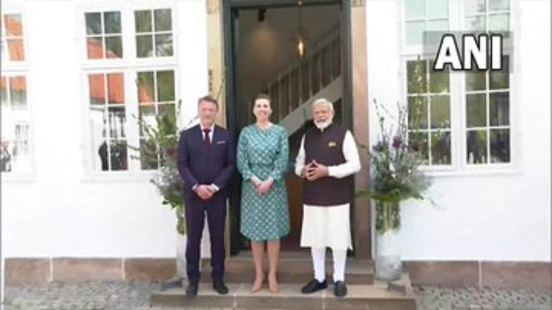 PM Modi Denmark visit Prime Minister of Denmark reached the airport to receive PM Modi see photos