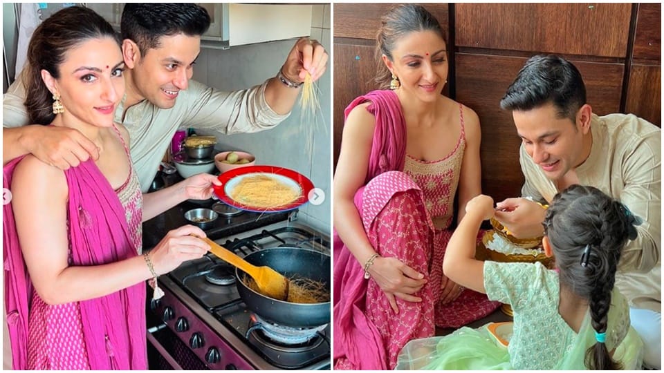 Soha Ali Khan prepares seviyan on Eid with Kunal Kemmu and daughter Inaaya
