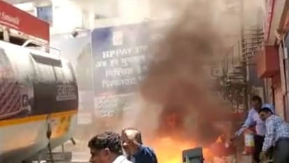 Indore: Administration team arrived at the petrol pump for investigation, negligence came to the fore, the pump was sealed till the completion of the investigation