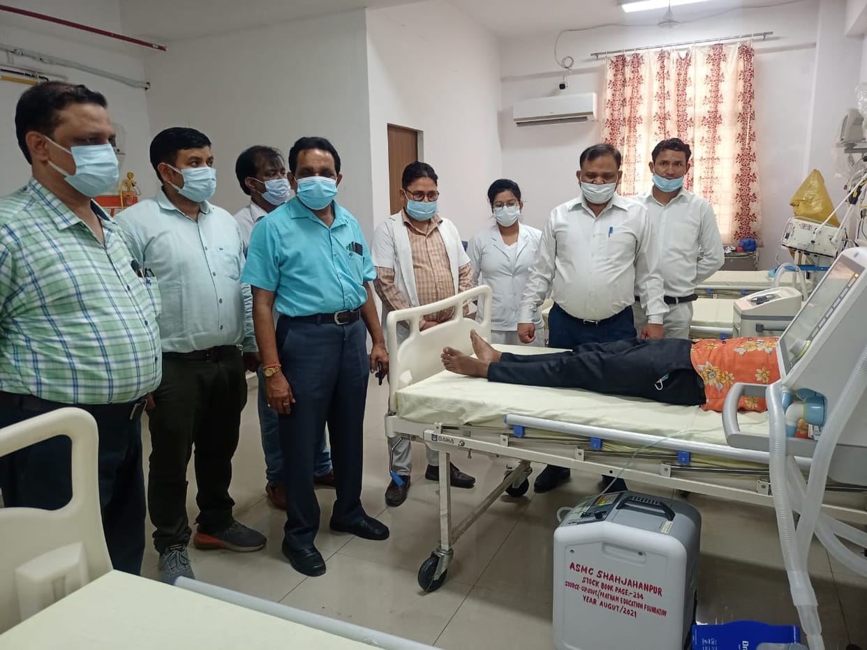 Employees passed in mock drill to deal with the fourth wave of Corona