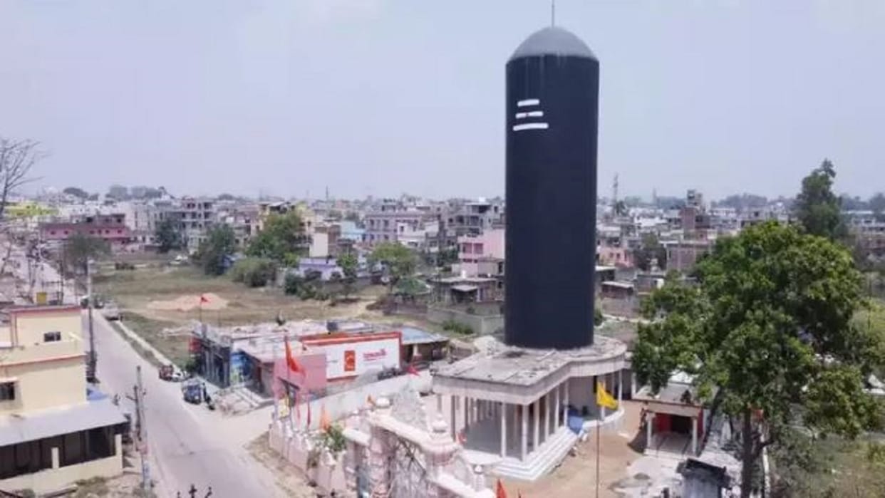 country second highest shivling temple built in ranchi