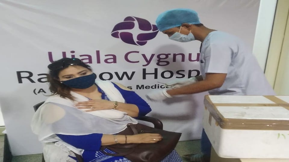 Booster dose of anti-corona vaccine available at Ujala Cygnus Rainbow Hospital in agra