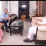 सांसद और ब्रज तीर्थ विकास परिषद के उपाध्यक्ष ने गडकरी से की मुलाकात