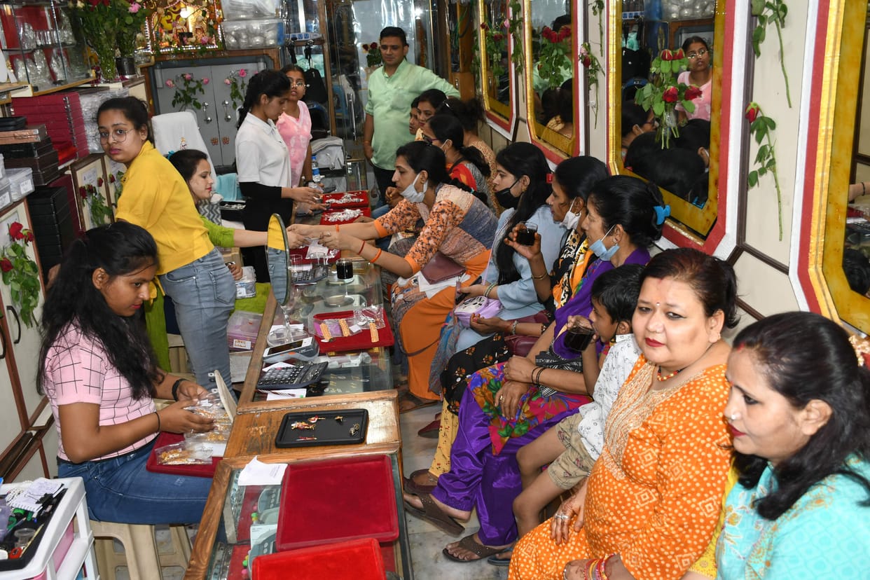 Religious functions performed with the worship of Ganesh and Lakshmi Narayan