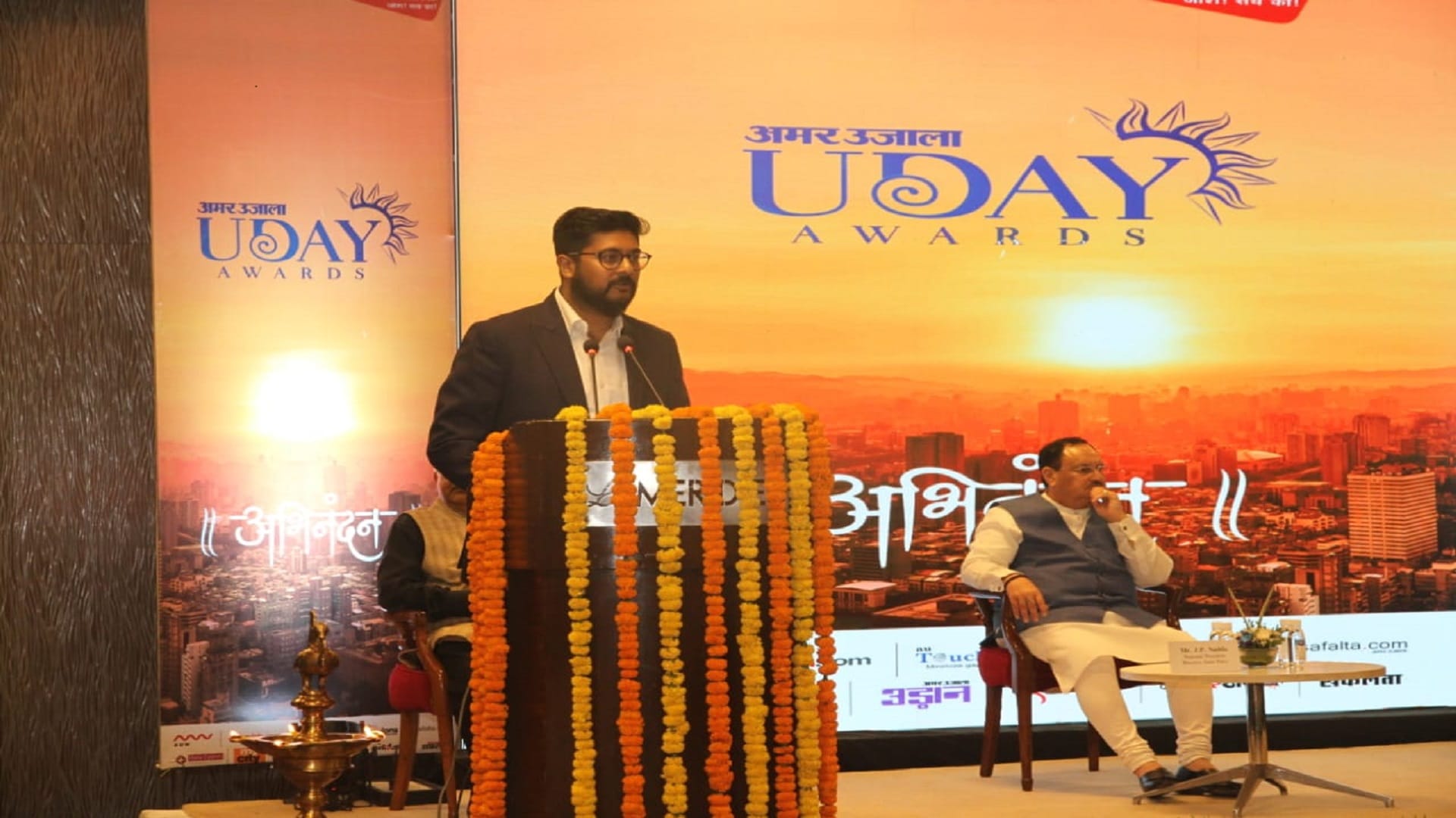 amar ujala uday awards amar ujala uday coffee table book launch jp nadda see photos