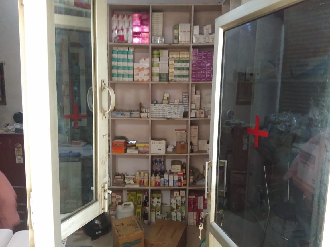 illigal medical store running