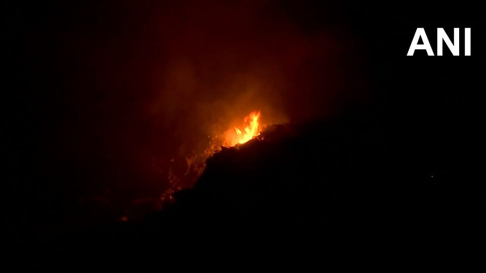 Fire still burning at Bhalswa landfill site