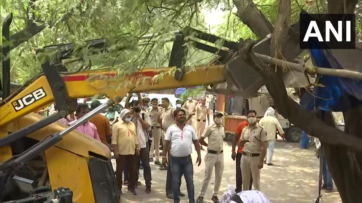 SDMC writes delhi police to provide security for its anti encroachment drive in south delhi that also include shaheen bagh area