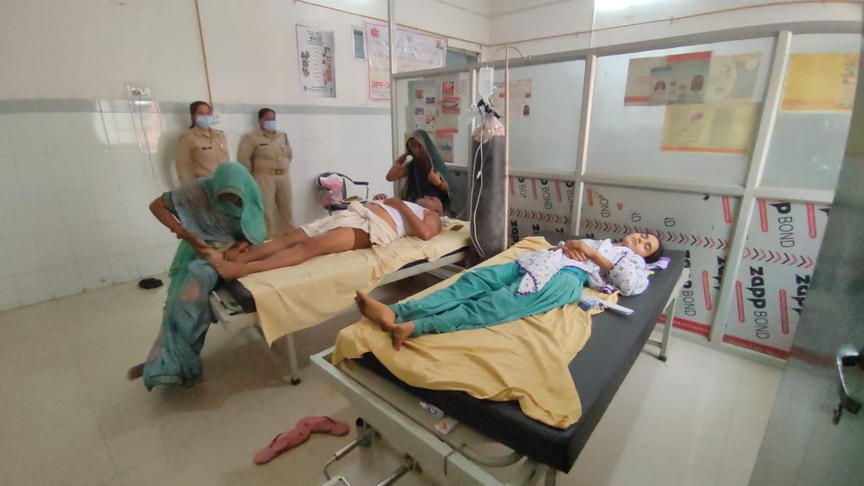 police raid chandauli case  Kanhaiya yadav health deteriorated who who was on fast to get justice for his daughter