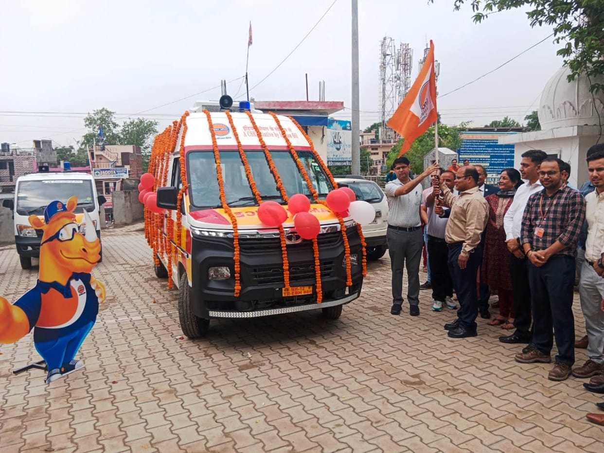 Indian Oil donated an ambulance to the Health Department