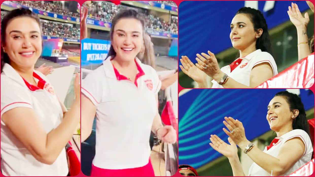 GT vs PBKS Photos: Preity Zinta Pretty Smile after Punjab Kings win, Rashid Khan probed Livingstone's bat after seeing the 117m long six| IPL 2022 Photos