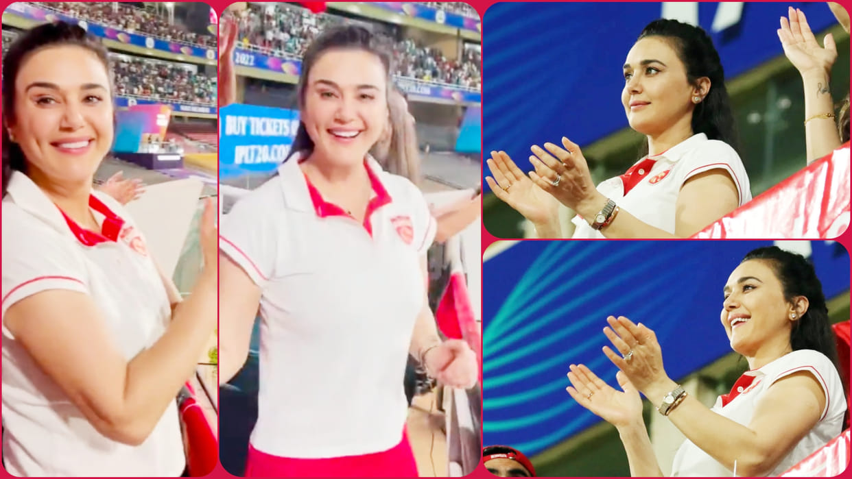 GT vs PBKS Photos: Preity Zinta Pretty Smile after Punjab Kings win, Rashid Khan probed Livingstone's bat after seeing the 117m long six| IPL 2022 Photos